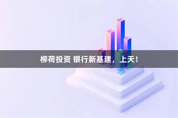 柳荷投资 银行新基建，上天！