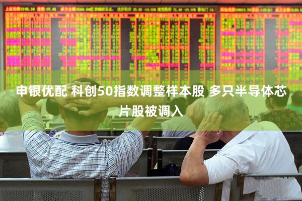 申银优配 科创50指数调整样本股 多只半导体芯片股被调入